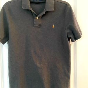 Polo Ralph Lauren Grey Pima Soft Touch Polo Size M